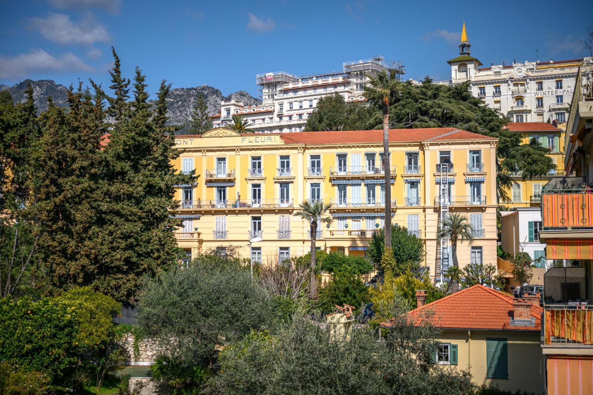 מנטון 'L'Alicante Proche' Gare, Terrasse, Vue Mer מראה חיצוני תמונה